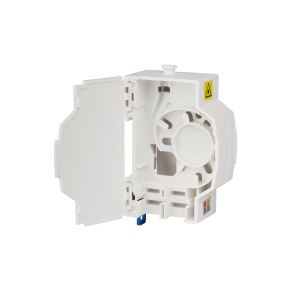 DIN-rail optical box for 4 SC adapters, white